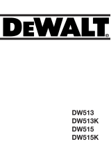 DeWalt DW513 Omistajan opas