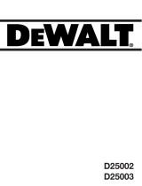 DeWalt D25002K Ohjekirja