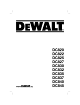 DeWalt DC840 Datalehdet