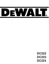 DeWalt DC222 Ohjekirja