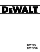 DeWalt DW706 Ohjekirja