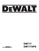 DeWalt DW717XPS T 3 Omistajan opas
