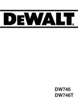 DeWalt DW746X Datalehdet
