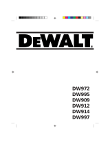 DeWalt DW972 Datalehdet