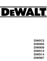 DeWalt DW997 Ohjekirja