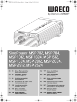 Dometic MSP702, MSP704, MSP1012, MSP1024, MSP1512, MSP1524, MSP2012, MSP2024, MSP2512, MSP2524 Käyttö ohjeet