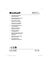 EINHELL GE-HC 18 Li T Kit (1x3,0Ah) Ohjekirja