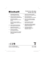 EINHELL TE-CD 18 Li-i BL (2x2,0Ah) Ohjekirja