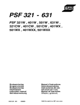 ESAB PSF 321W Ohjekirja