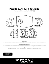 Focal Sib Pack 5.1 - 5 Sib & Cub3 Ohjekirja