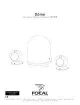 Focal Dôme Flax Pack 5.1 - 5 Dôme Flax & Sub Air Ohjekirja