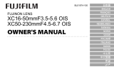 Fujifilm XC50-230mmF4.5-6.7 OIS II - Bk Omistajan opas