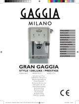 Gaggia Milano Gran Gaggia Deluxe Omistajan opas