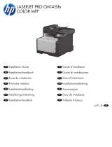 HP LaserJet Pro CM1415 Color Multifunction Printer series Asennusohje
