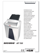 HSM Securio AF 150 0.78 x 11mm Käyttö ohjeet