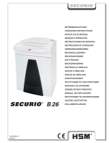 HSM SECURIO B26 1.9 x 15 mm Käyttö ohjeet