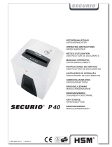HSM Securio P40 Käyttö ohjeet