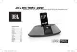 JBL On Time 200P Käyttöohjeet