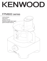 Kenwood FPM810 Multipro Sense Food Processor Omistajan opas