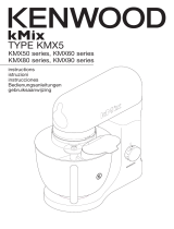 Kenwood kMix Almond Stand Mixer KMX52 Omistajan opas