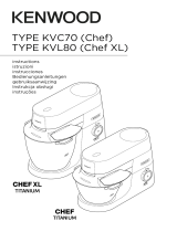 Kenwood KVL8470S Chef Titanium XL Megapack Omistajan opas