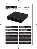 Konig Electronic CMP-CARDRW43 Ohjekirja