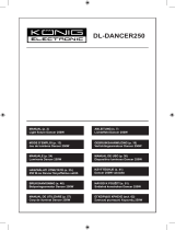 Konig Electronic DL-DANCER250 Ohjekirja