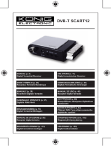 Konig Electronic DVB-T SCART12 Ohjekirja