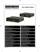 Konig Electronic KN-HDMICON26 Ohjekirja