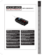 König USB 2.0 - IDE/SATA Ohjekirja