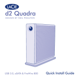 LaCie LaCie d2 Quadra USB 3.0 Asennusohje