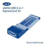 LaCie eSATA/USB Card Asennusohje