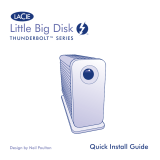 LaCie Little Big Disk 2TB Ohjekirja