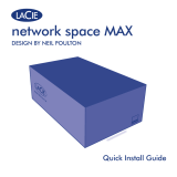 LaCie Network Space MAX 6TB Ohjekirja