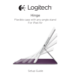 Logitech Hinge Flexible case for iPad Air Asennusohje