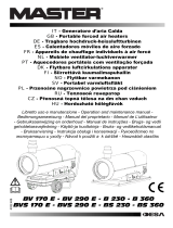 Master BV BVS 170 BV BVS 290 E B BS 230 B BS 360 Omistajan opas