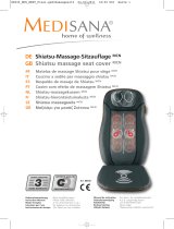 Medisana MCN Shiatsu massage seat cover Omistajan opas