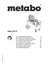 Metabo Mega 450 W Käyttö ohjeet