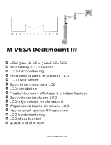 Multibrackets M VESA Desktopmount III Silver Ohjekirja