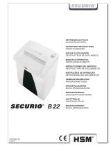 MyBinding HSM Securio B22S Level 2 Strip Cut Ohjekirja