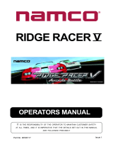 NAMCO Ridge Racer V Arcade Battle Ohjekirja