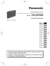 Panasonic CNGP50N Käyttö ohjeet
