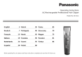 Panasonic ER1511 Omistajan opas