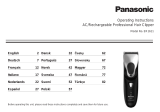 Panasonic ER1611 Omistajan opas