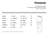 Panasonic ER2201 Omistajan opas