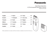 Panasonic ER2302 Omistajan opas