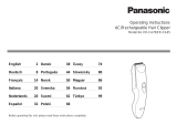 Panasonic ER-CA35 Omistajan opas