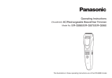 Panasonic ER-GB70 Omistajan opas