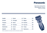 Panasonic ES-7058 Omistajan opas