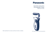 Panasonic ES-7101 Omistajan opas